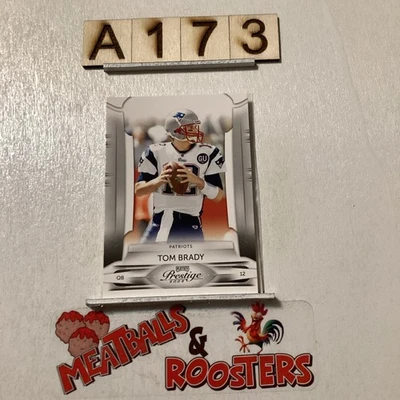 2009 Playoff Prestige #57 Tom Brady New England Patriots - Image 1 of 3