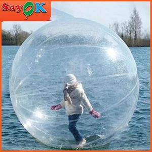 2M Wasserlaufball mit Luftgebläsepumpe aufblasbarer PVC-Zorb-Ball Schwimmbad - Picture 1 of 8