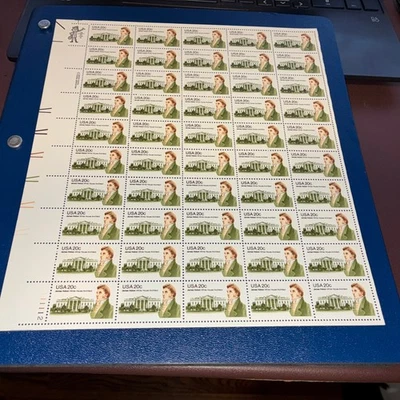 US Postage sheet of 50 James Hoban White House Architect 20 cent stamps. MNH  OG - Image 1 of 4