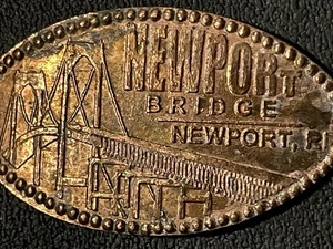 Newport Bridge Newport Rhode Island Zc centavo alargado #072624 - Imagen 1 de 2