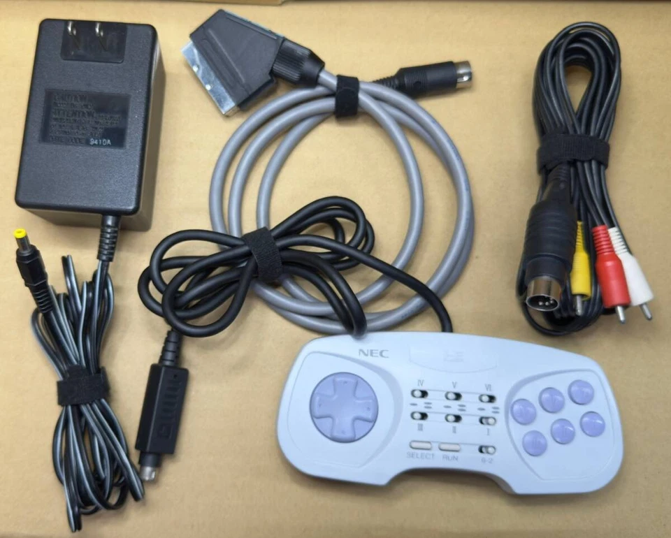 PC Engine Duo-RX Console Set Super CD-Rom2 with Controller RECAPPED RGB s1444M - Image 1 of 4