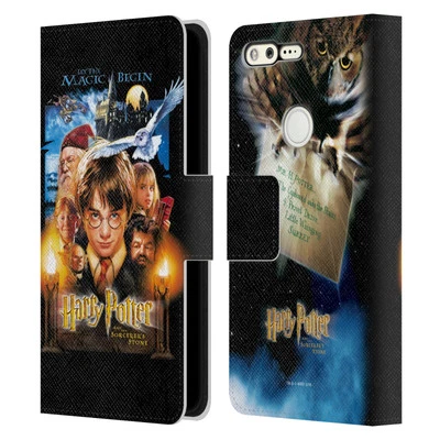 OFFICIAL HARRY POTTER SORCERER'S STONE II LEATHER BOOK CASE FOR GOOGLE PHONES - Image 1 of 4