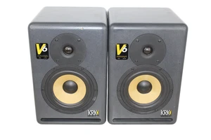 KRK V6 V Series 2-Way 6.5" Active Studio Monitor Speakers (Pair) - Black - Picture 1 of 11