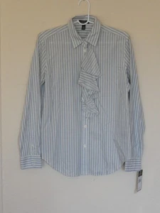 Ralph Lauren Hemd mit Rüschenstreifen, XS-XL, UVP 89,50 $ - Bild 1 von 1