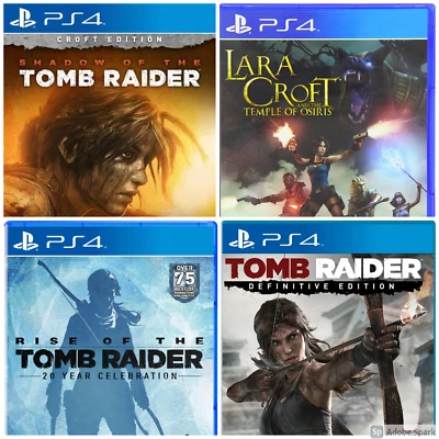 Lara Croft Tomb Raider PlayStation PS4 Games - Choose Your Game - Image 1 of 4