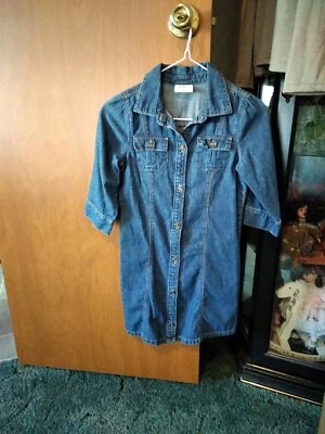 Girl's Size 8 Crazy 8 Demin Dress - Image 1 of 2