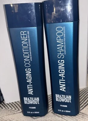 Champú y acondicionador antienvejecimiento Brazilian Blowout conjunto dúo de 12 oz Foto 1 de 2
