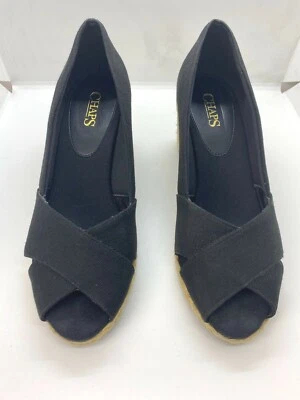 Chaps Dakota Negro Alpargata Cuña Informal Vestido Mujer Zapatos Talla EE. UU. 9,5 M Foto 1 de 4