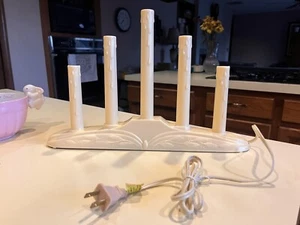 VINTAGE CHRISTMAS DECORATION FIVE LIGHT WINDOW CANDOLIER Works  Noma 5 - Picture 1 of 17