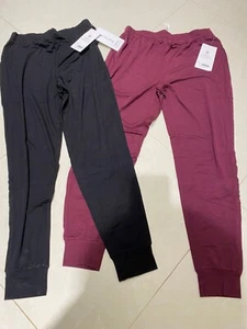 2 Athleta NWT Women's Knit Sleep Jogger Size Small Color Black,MAROON YOUR PICK  - Picture 1 of 2