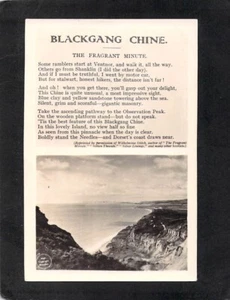 C2857 UK IOW Blackgang Chine Poem Nigh vintage postcard - Picture 1 of 2