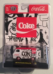 2023 M2 Machines 1:64 Coca Cola 1965 Ford Econoline Delivery Van A32 NEW - Picture 1 of 2