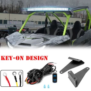Soporte de barra de luz de techo 42" con llave en cable para Kawasaki Teryx KRX 1000 2020-2025 - Imagen 1 de 10