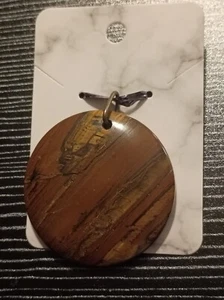 ~ Impresionante Colgante Ojo de Tigre Piedra Curativa Wicca Pagano - Imagen 1 de 1