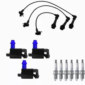 Ignition Coils Wire Set + NGK V-Power Spark Plug for Lexus GS300 IS300 L6 3.0L - Picture 1 of 5