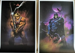 Conjunto de pósters Masters of the Universe He-Man Skeletor impresión artística Mondo cómics película - Imagen 1 de 1