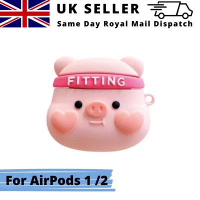 Funda de silicona suave 1/2 cerdo con dibujos animados 3D para animales  Foto 1 de 4