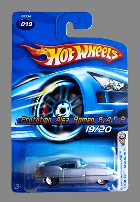 Hot Wheels PROTOTIPO ALFA ROMEO B.A.T 9 СЕРЕБРО 2005 первое издание Realistix No19 - Изображение 1 из 4