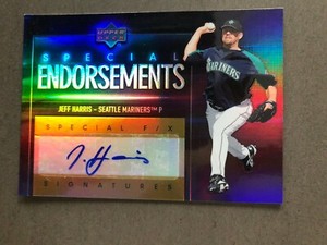 Seattle Mariners JEFF HARRIS autographed 2006 Upper Deck - certified