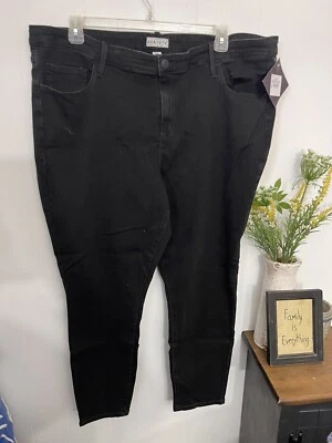 Ava & Viv 24W Black Skinny Denim Jeans NWT  - Image 1 of 4