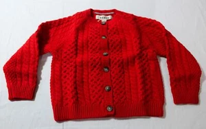 Mini Boden Girls Long Sleeve Edie Fair Isle Cardigan AP2 Red Size: 4-5Y NWT - Picture 1 of 3
