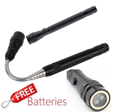 10 Flashlights w/ Extendable Magnetic and Telescoping Flex Neck  - Image 1 of 2