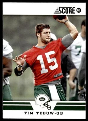 2012 Score 184 Tim Tebow New York Jets Football Card - Image 1 of 2