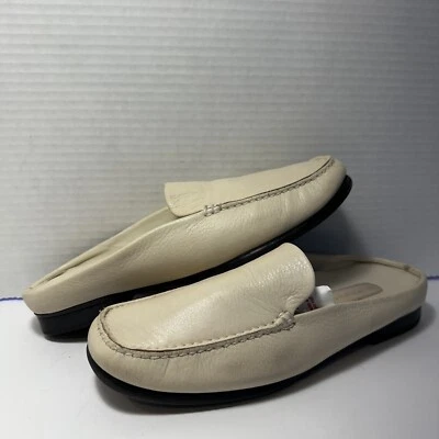 Zapatos Rockport Talla 8 M Beige Cuero Informales Planos Tostados Sin Cordones BR-14 Foto 1 de 4