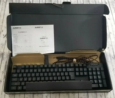 AJAZZ Cyborg Soldier Professional 3 LED Mechanical Gaming Keyboard  - Image 1 of 3