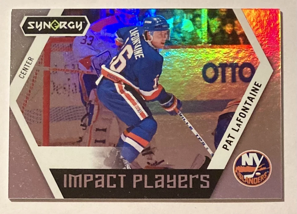 2017-18 UD Synergy Islanders Pat Lafontaine Impact Players Insert #IP-41 - Image 1 of 1