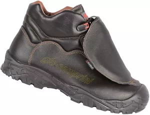 WELDERS LEATHER WORK SAFETY BOOTS SHOES TOE CAP FOUNDRY COFRA COVER UK S3 M SRC - Picture 1 of 1