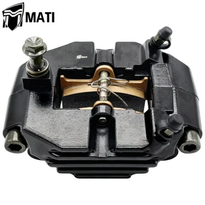 Conjunto de pinza de freno trasera con pastillas para Yamaha Grizzly 660 YFM660 2002-2008 Foto 1 de 4