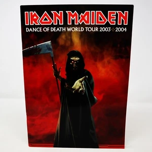 IRON MAIDEN DANCE OF DEATH WORLD TOUR 2003 2004 CONCERT PROGRAMME PROGRAM - Picture 1 of 12