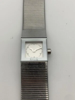 FCUK Ladies Watch Silver Square Dial Quartz Petite New Battery - Free Returns - Image 1 of 4