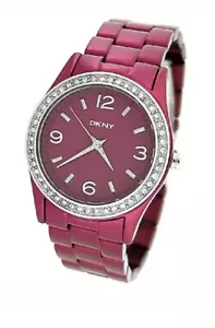 Reloj analógico para mujer DKNY NY8309 redondo uva aluminio piedras blancas - Imagen 1 de 1