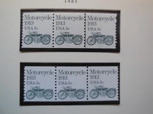 #1899 5c Motorcycle 1913 PNC3 #3 & #4 MNH OG VF - Picture 1 of 1