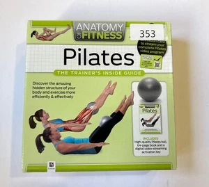 Pilates Anatomy Of Fitness Pilates Book & Ball w/ Digital Video Key - NIB - Picture 1 of 5