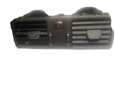 2007 VOLVO XC90 CENTER DASH AIR DOUBLE VENT GRILL TRIM W/ HAZARD SWITCH OE - Image 1 of 2