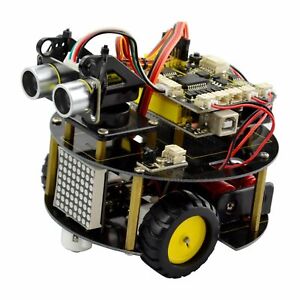 Robot tortue intelligente, plate-forme de prototypage électronique, Bluetooth et contrôle infrarouge