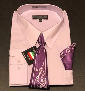 DANIEL ELLISSA MENS DRESS SHIRT 18.5 NEW WITH TAGS PURPLE  in color sleeve 35-36 - Picture 1 of 1