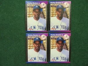 Lote de (4) tarjetas de novato Donruss Hensley Meulens #547 1989 sin precio base o mejor - Imagen 1 de 2