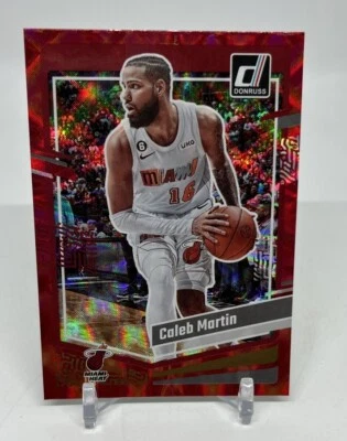 2023-24 Panini Donruss Caleb Martin #182 Red International - Image 1 of 2