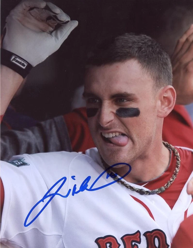 WILL MIDDLEBROOKS BOSTON RED SOX TOUNGE SIGNED 8X10 PHOTO W/COA  - Image 1 of 1