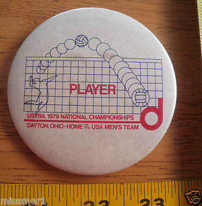1979 USA Mens Volleyball National Championships pinback button