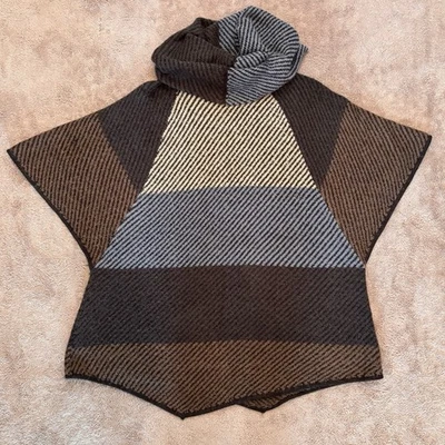 Curio New York Women's Striped Cowl Neck Sweater Size Large Wool Blend - Image 1 of 4
