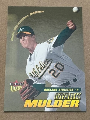 Fleer Ultra 2001 - medallón de oro - Mark Mulder Athletics #996 Foto 1 de 2