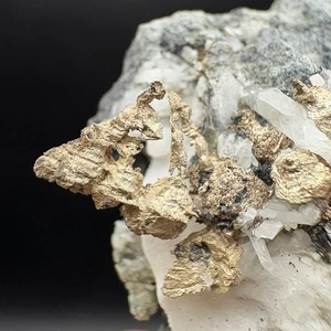 NATIVE SILVER, CALCITE- Bouismas Mine, Zagora Province - MOROCCO BB74 - Picture 1 of 6