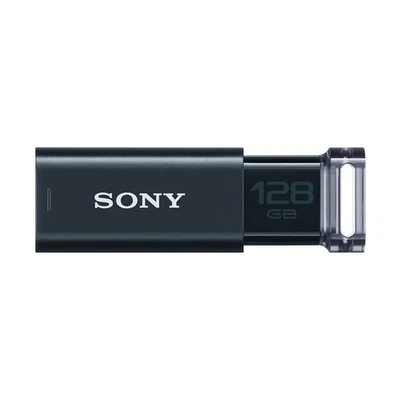 Sony USB Memory USB3.0 128GB Black Capless USM128GUB Flash Drive Computer Japan - Image 1 of 4