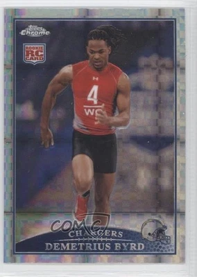 2009 Topps Chrome Retail X-Fractor Demetrius Byrd #TC142 - Image 1 of 2