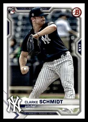 2021 Bowman #98 Clarke Schmidt New York Yankees Baseball Card - Image 1 of 2